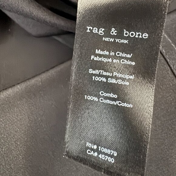 Rag & Bone Sarah Classic-Fit Plissé Sleeveless Silk Shirtdress - Picture 8 of 10